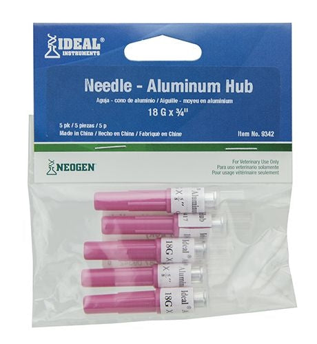 Ideal Aluminum Hub Needle 5 Pack