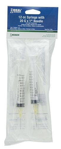 Disp 3cc Luer Lock Syringe with Needle 3Pk
