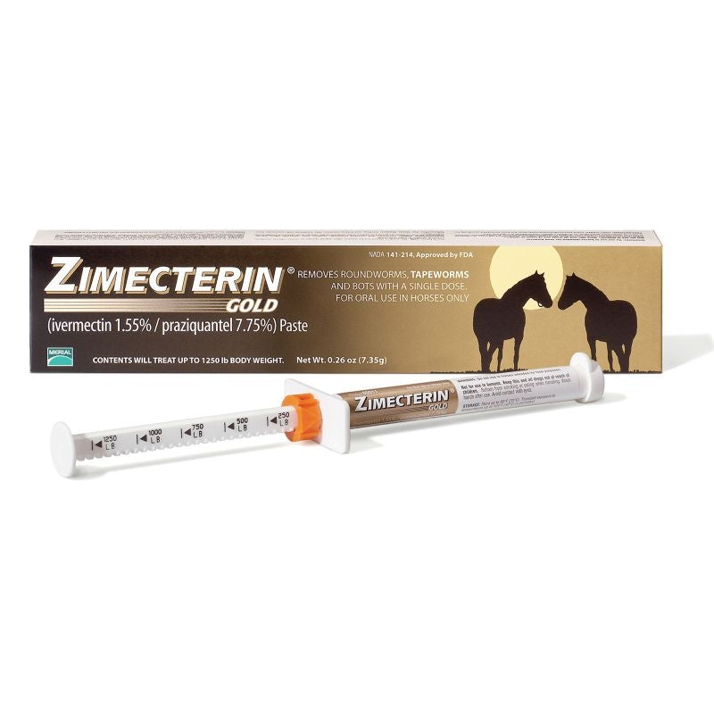 Zimecterin Gold Praziquantel Paste Wormer (7.75)