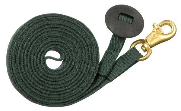 Basic Flat Cotton Web Lunge Line Natural