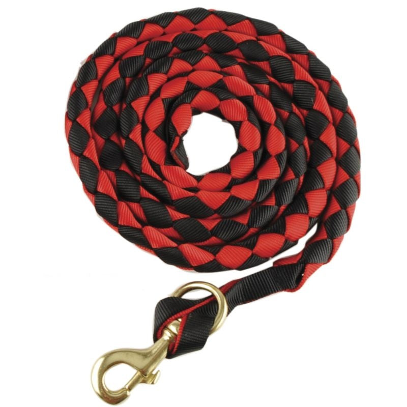 Basic Flat Braided Nylon Lead Rope with Snap
