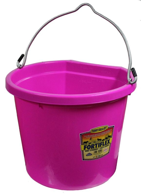 Flat Back Bucket Fb-120 20qt Blue