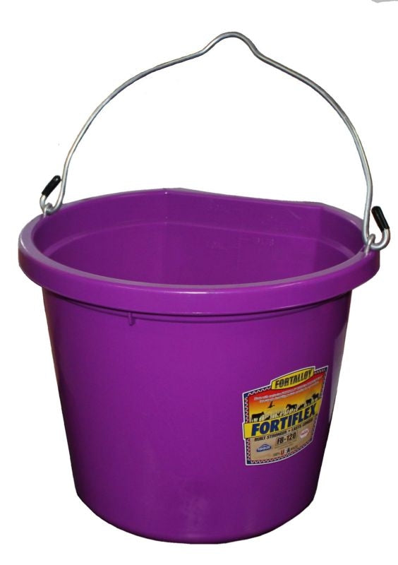 Flat Back Bucket Fb-120 20qt Blue