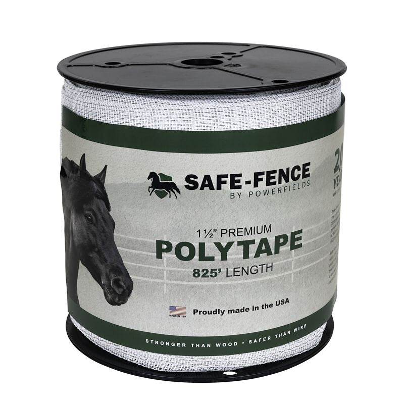 Safe Fence 1 1/2in Wide Poly Tape 825 Ft