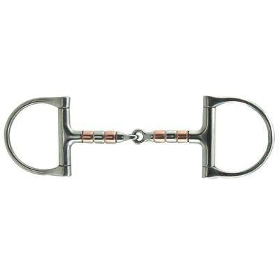 Coronet Copper Roller Dee Snaffle Bit