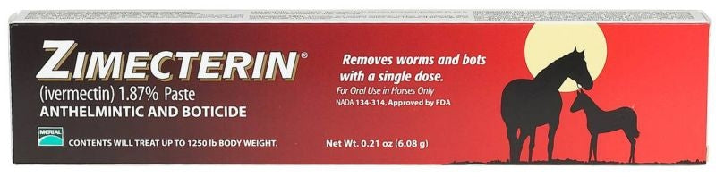 Zimecterin 1.87 Ivermectin Single Dose Paste