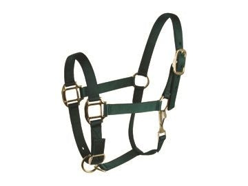 Deluxe 3-Ply Adjustable Nylon Halter with Snap