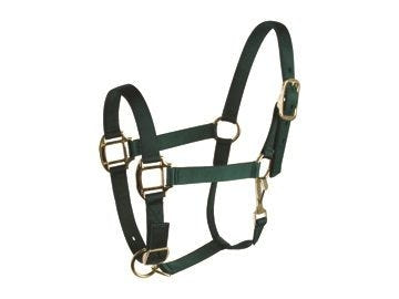 Deluxe 3-Ply Adjustable Nylon Halter with Snap