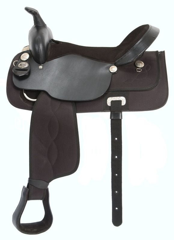 King Basic Synthetic Trail Saddle Package