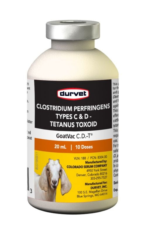 Durvet GoatVac CD-T 10 Dose Goat Vaccine