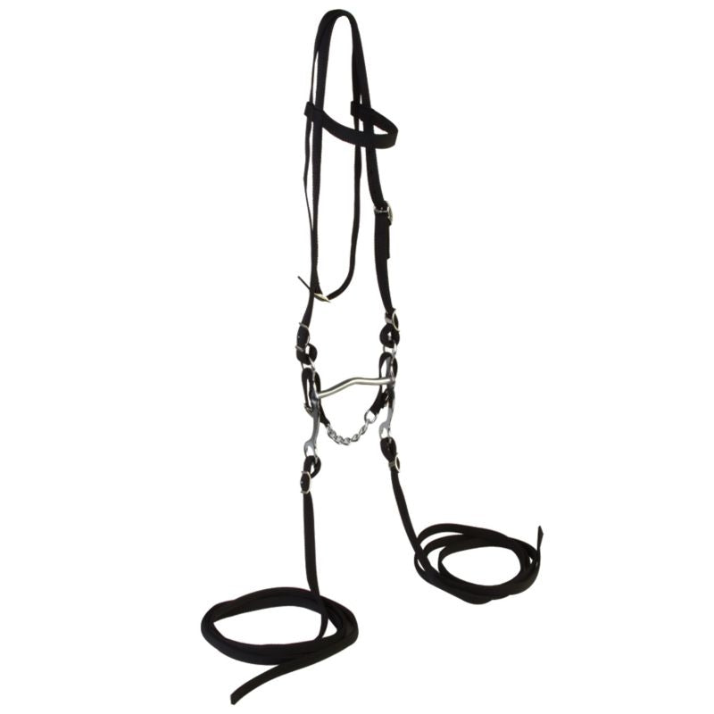 Western Poly Browband Headstall Set with Reins