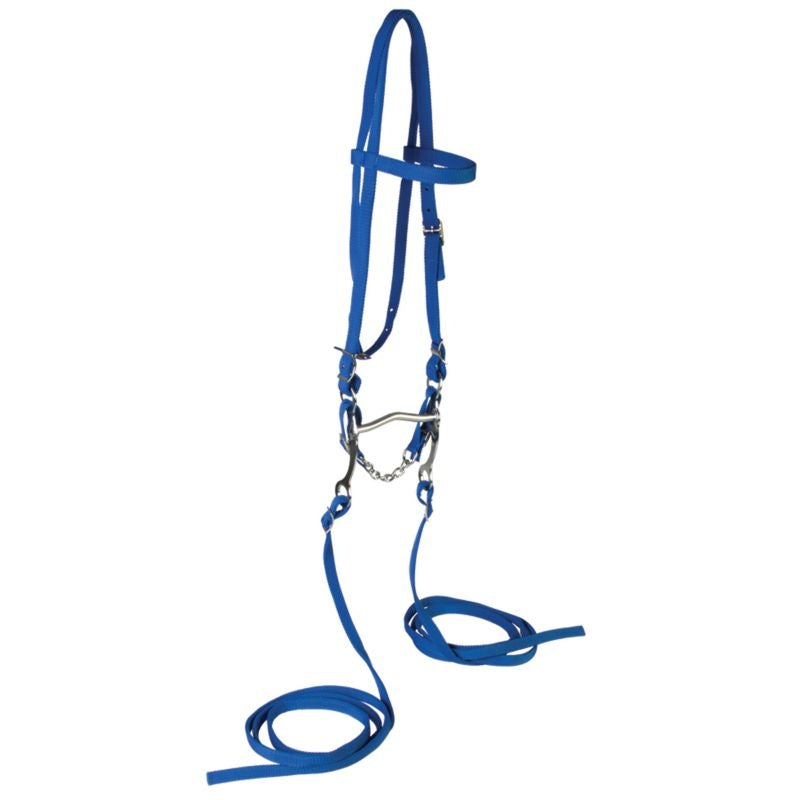 Western Poly Browband Headstall Set with Reins