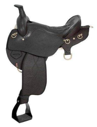 King Trekker Synthetic Endur Saddle with horn