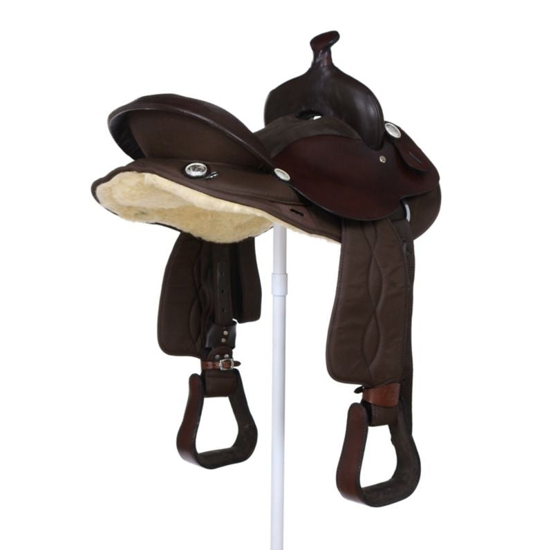Eclipse Tough1 Synthetic Rnd Skirt Trail Saddle