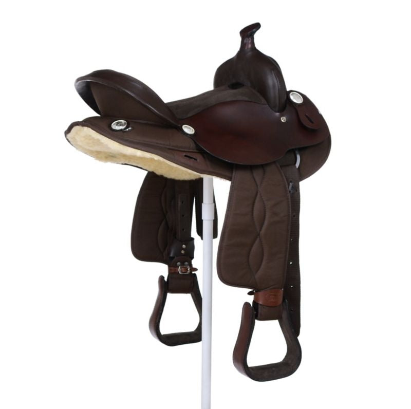 Eclipse Tough1 Synthetic Rnd Skirt Trail Saddle