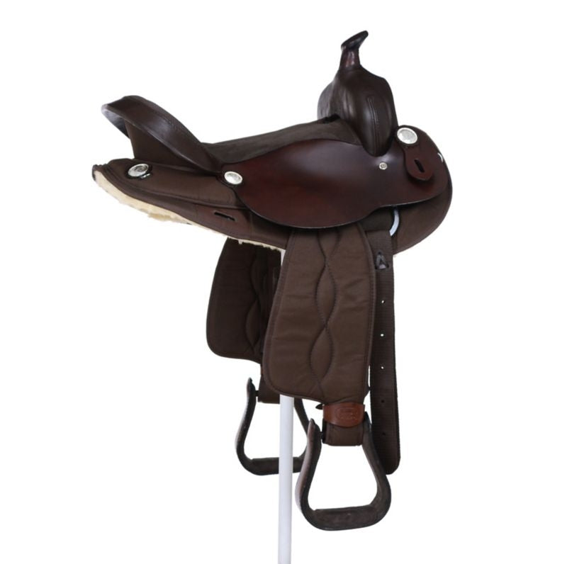 Eclipse Tough1 Synthetic Rnd Skirt Trail Saddle