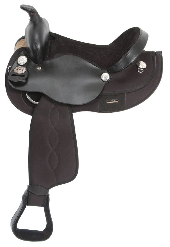 Eclipse Tough1 Synthetic Rnd Skirt Trail Saddle