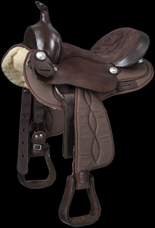 Eclipse Tough1 Synthetic Rnd Skirt Trail Saddle