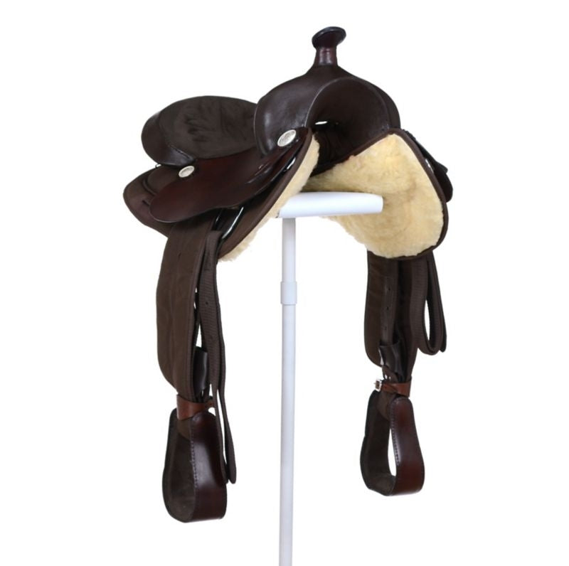 Eclipse Tough1 Synthetic Rnd Skirt Trail Saddle