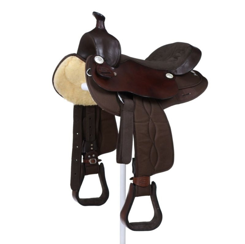 Eclipse Tough1 Synthetic Rnd Skirt Trail Saddle