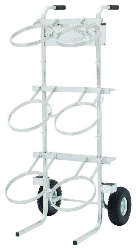Weaver Round Bucket Cart Aluminum