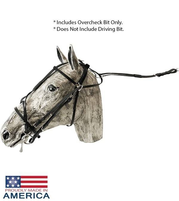 Featherweight Euro Style Double Overcheck Bridle