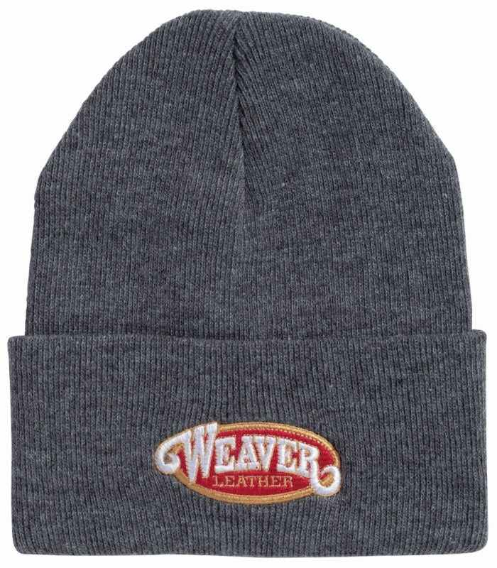 Weaver Leather Knit Hat Gray Adult