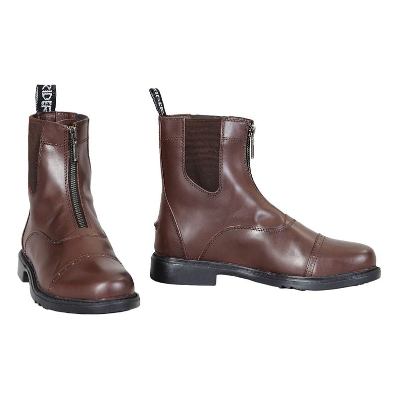 Tuffrider Mens Baroque Front Zip Paddock Boots
