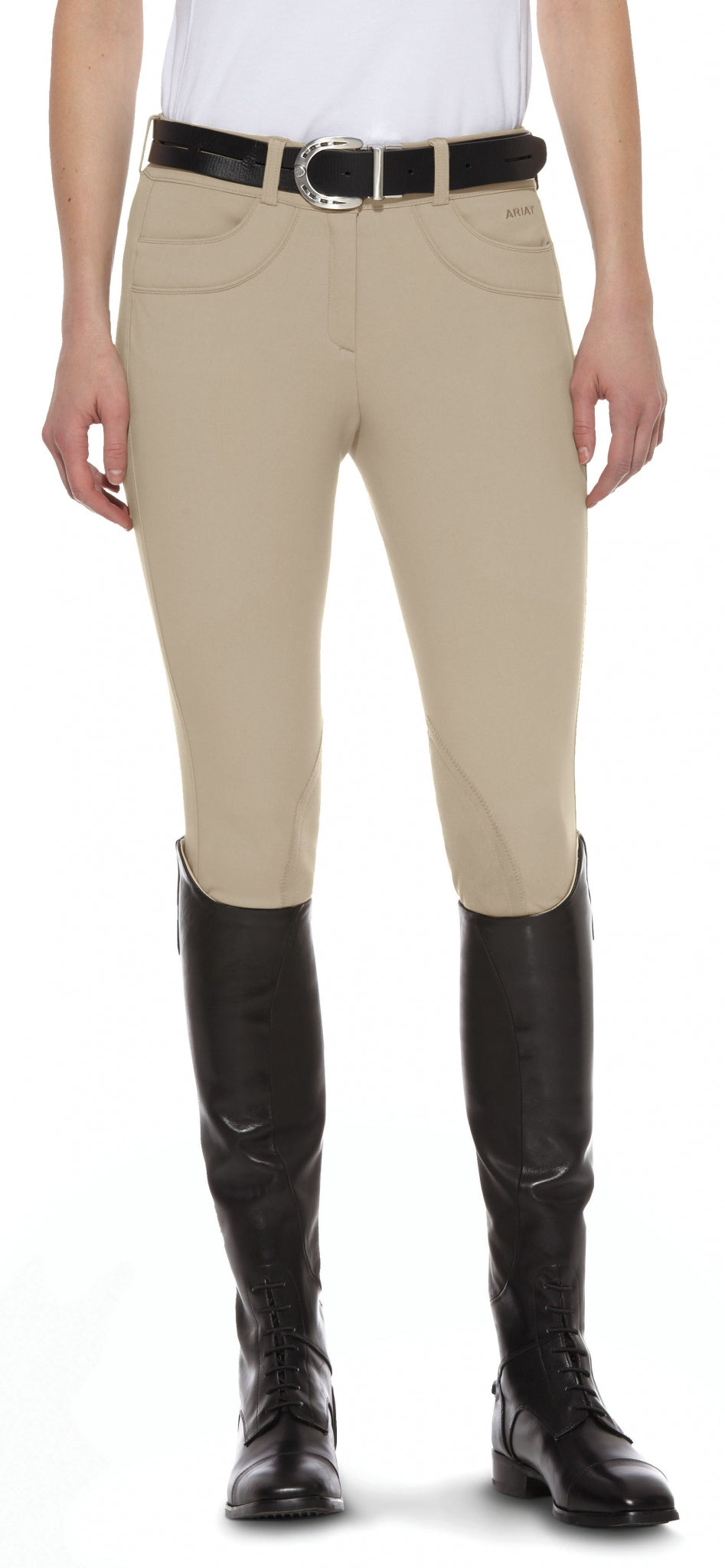 Ariat Ladies Euro Seat Olympia Breeches - Tan