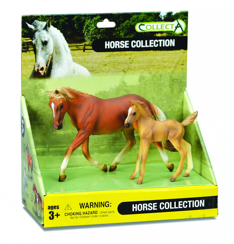 CollectA Palomino Mare & Palomino Foal Box Set