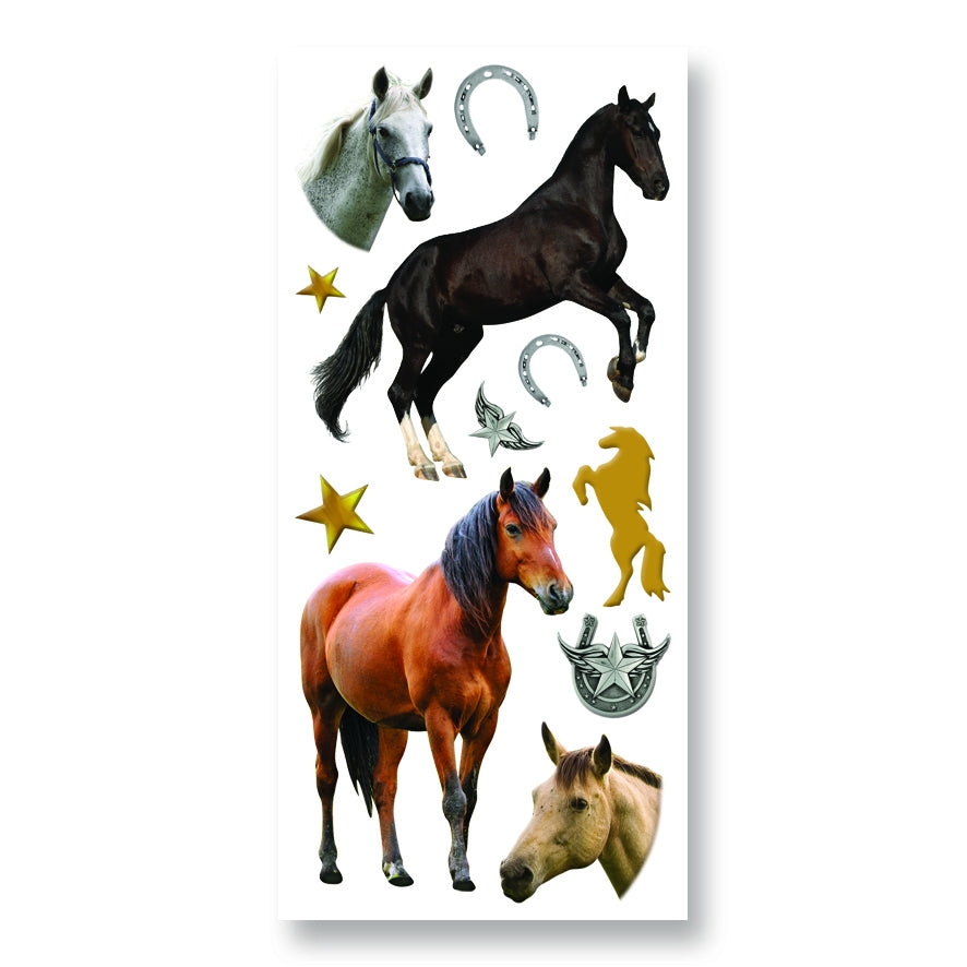 Horse Puffy Stickers