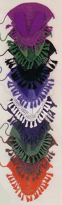 Horse Fare Crochet Ear Net with Tassels
