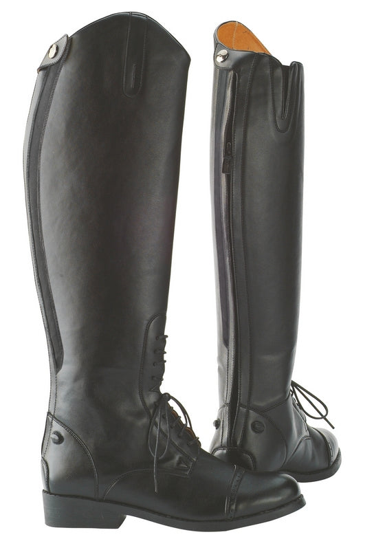 Saxon Equileather Field Boots With Elastic